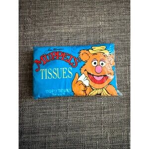 Vintage Muppets Jim Hensons Fozzie Bear 1988 Tissue Pack *Unopened *